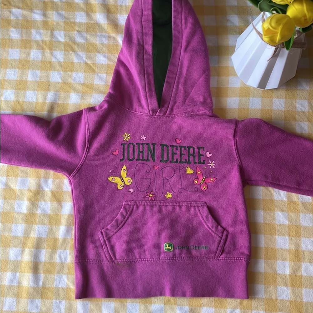 John Deere girls hoodie